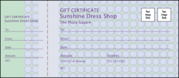 Pastel Polka-Dot Gift Certificate