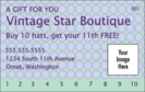 Polka Design Loyalty Card (your image)