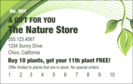 Green Leaf Loyalty Card