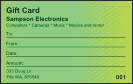 Techno Green Gift Card