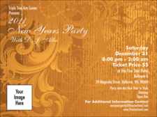 Year Classic Yellow Invitation