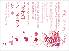 Valentine Love Birds Invitation