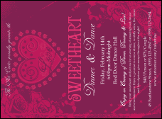 Valentine Heart Invitation