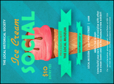 Ice Cream Social Invitation
