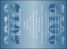 Year Invitation (Blue)