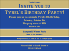 Sports Invitation 001