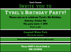 Sports Invitation 007