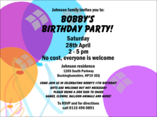 Balloons Invitation 002