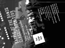Rock Concert BW Invitation
