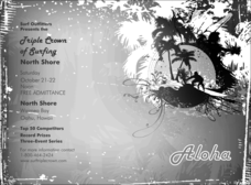 Aloha Invitation (black and white)