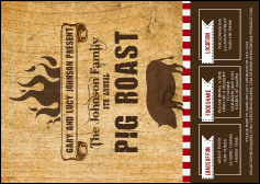 Pig Roast Postcard