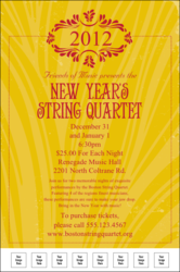 2012 Gold Semi-Formal Logo Poster