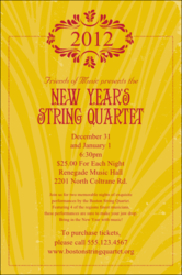 2012 Gold Semi-Formal Poster