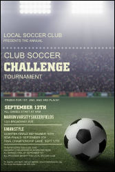 Soccer Stadium Poster