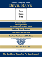 Sports Flyer 001 in Blue and Gold