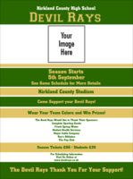 Sports Flyer 001 in Green and Gold