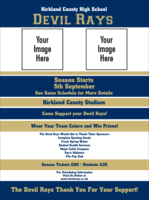 Sports Flyer 002 in Blue and Gold