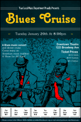 Blues Cruise Logo Poster