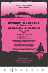 Sydney Poster (Pink)
