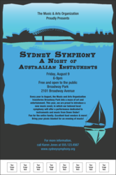 Sydney Poster (Blue)
