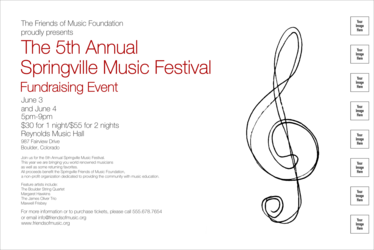 Music Festival 1 Poster with Image Upload