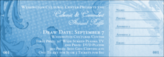 2011 Classic Blue Raffle Ticket