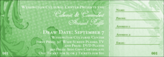 Year Classic Green Raffle Ticket 