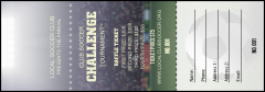 Soccer Stadium Raffle Ticket
