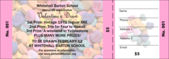Valentine's Day Raffle Ticket 001