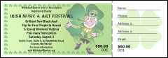 St. Patrick's Day Raffle Ticket