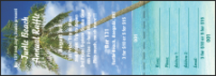 Palm Tree Raffle Ticket