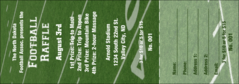 Football Raffle Ticket 002