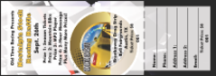 Stock Car Racing Raffle Ticket