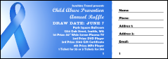 Blue Ribbon Raffle Ticket