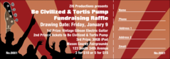 Rock Concert Raffle Ticket