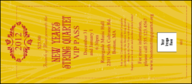 2012 Gold Semi-Formal VIP Pass
