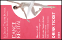 Ballet Dance Recital Drink Ticket