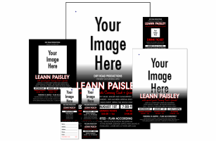 Custom Concert Black and Red Event Kit