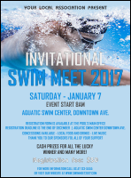Swim Meet Flyer
