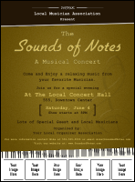 Sounds of Notes Image Flyer
