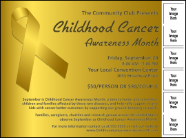 Childhood Cancer Awareness Month Image Flyer