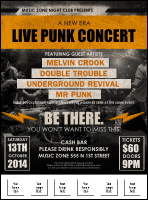 Punk Rock Logo Flyer