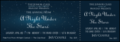 Star Theme Event Ticket