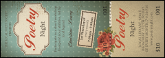 Poetry Event Ticket