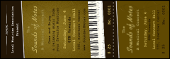 Sounds of Notes Event Ticket