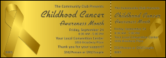 Childhood Cancer Awareness Month Event Ticket