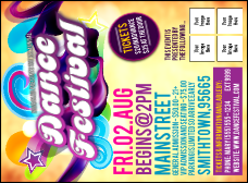 Disco Dance Invitation