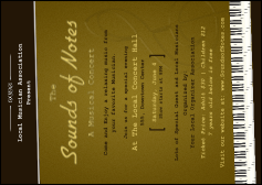 Sounds of Notes Postcard