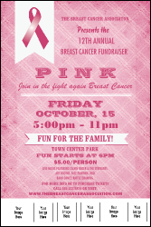Breast Cancer Awareness Plaid Poster