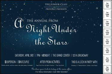 Star Theme Logo Poster